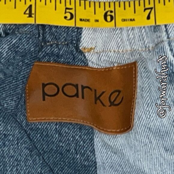 Parke Distressed Patchwork Shorts XS #1 - Picture 9 of 11